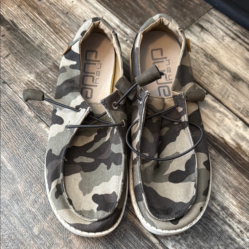 Hey Dude Camouflage Casual Loafers